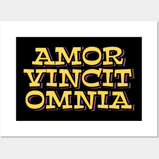 Amor Vincit Omnia Posters and Art